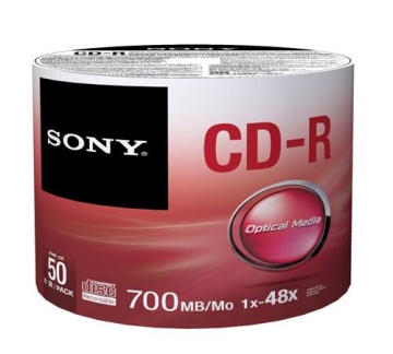 Sony CD-R 48X燒錄片 (50片裝)