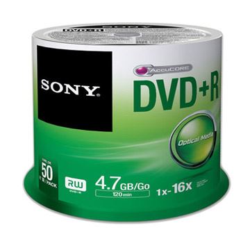SONY DVD+R 50入布丁筒裝