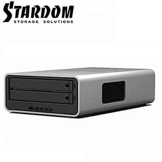 STARDOM 2.5吋2bay磁碟陣列 MR2-WB3