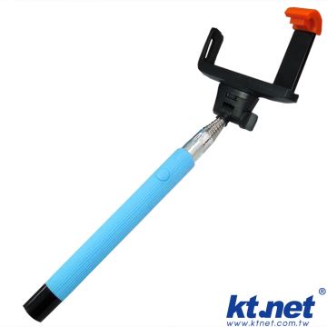 KTNET 藍芽自拍桿溝L大夾  勾槽設計手機不自轉
