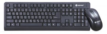 【KINYO】PS/2鍵盤+USB 滑鼠組
KBM360