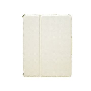 APPLE iPad mini 輕巧站立式保護套-方格紋(白)