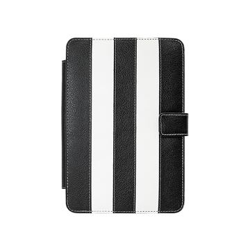 APPLE iPad mini 商用站立式保護套-麗緻直條紋(黑白)
