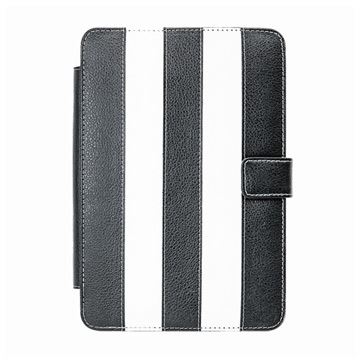 iPad Air 時尚精品-商用站立式保護套(黑白直條紋)