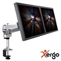 Xergo 雙延伸臂雙螢幕夾桌支撐架(終保)－EM43116