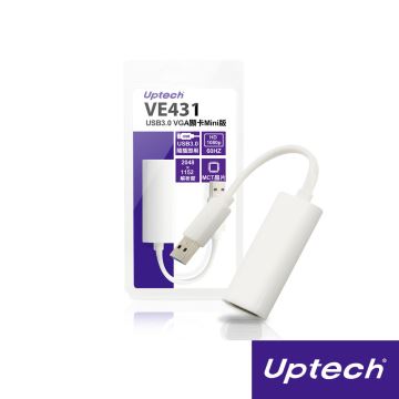UPTECH-VE431 USB3.0 VGA顯卡Mini版