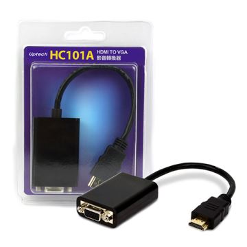UPTECH-HC101A HDMI TO VGA 影音轉換器