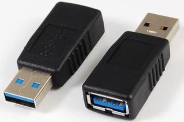 3.0 USB A公 TO USB A母 凹型轉接頭