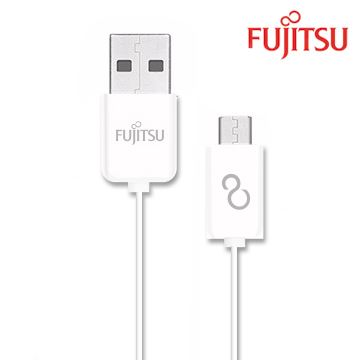 FUJITSU富士通MICRO USB傳輸充電線-1M(白)